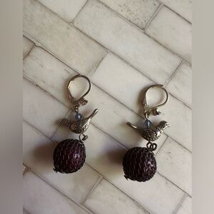 Betsy Johnson Bird Earrings